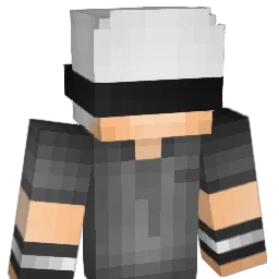 flosing Minecraft avatar bust