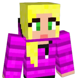 flostinette Minecraft avatar bust