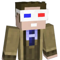 fortydos Minecraft avatar bust