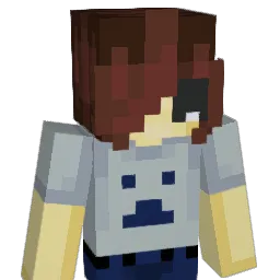 foxblogger Minecraft avatar bust