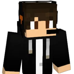 foxering Minecraft avatar bust