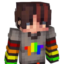 foxydino Minecraft avatar bust