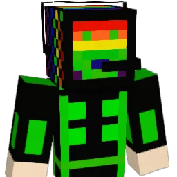 frogging Minecraft avatar bust