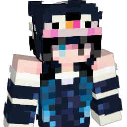frostybluerose14 Minecraft avatar bust