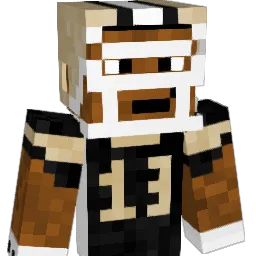 fudgeoman Minecraft avatar bust