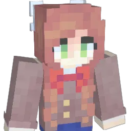 fukoyanomusume Minecraft avatar bust