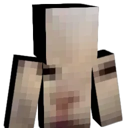 funfuntime Minecraft avatar bust