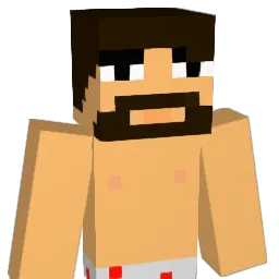 funnyimprov Minecraft avatar bust
