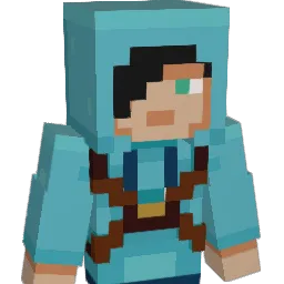futuriste Minecraft avatar bust