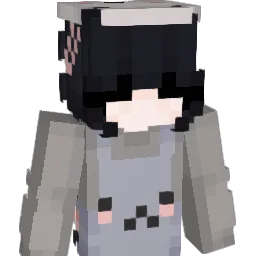 gelatinuous Minecraft avatar bust