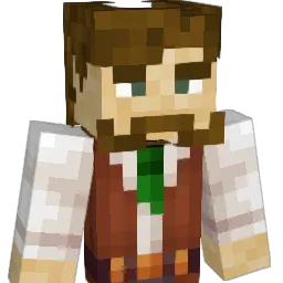 gibsonized Minecraft avatar bust