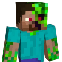 gigacreeper Minecraft avatar bust