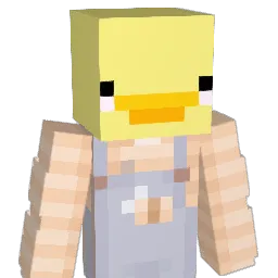 gingky Minecraft avatar bust