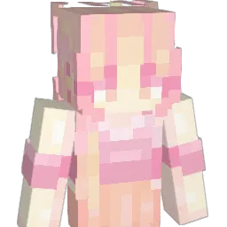 girlio Minecraft avatar bust