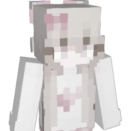 girlwaist Minecraft avatar bust