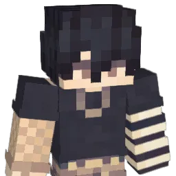 gl1tchr Minecraft avatar bust