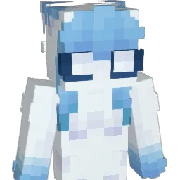glaaceon Minecraft avatar bust