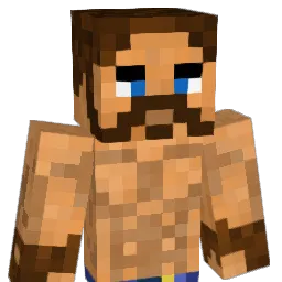 glasspinecone Minecraft avatar bust