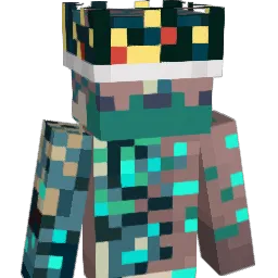 glitchedp1xel Minecraft avatar bust