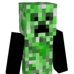 glitchers Minecraft avatar bust