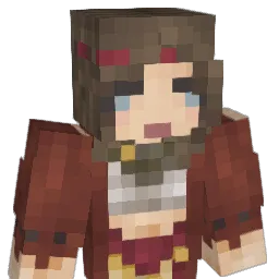 glitteredash Minecraft avatar bust