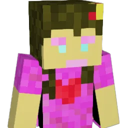 glitterymila Minecraft avatar bust