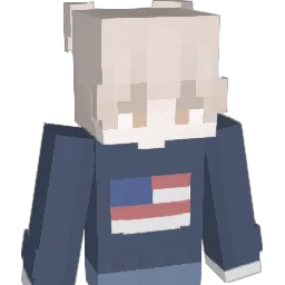glowiy Minecraft avatar bust