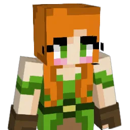 gngrbredgrl Minecraft avatar bust