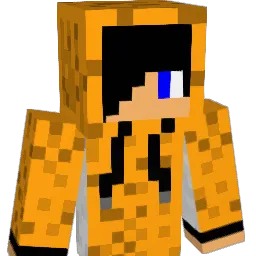 gokugold Minecraft avatar bust