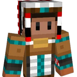 goldmap Minecraft avatar bust