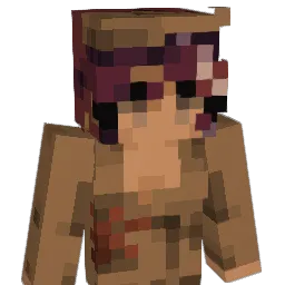 gorephobic Minecraft avatar bust