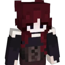 gothzie Minecraft avatar bust