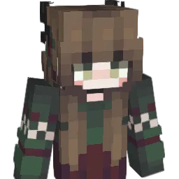 greacie Minecraft avatar bust