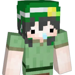 greenchoha Minecraft avatar bust