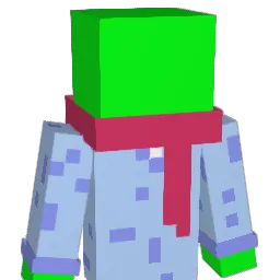 grinwin Minecraft avatar bust