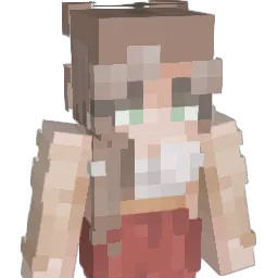 grldisaster Minecraft avatar bust