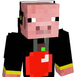 groundedapplepig Minecraft avatar bust