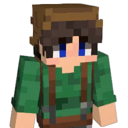 hLuigi Minecraft avatar bust