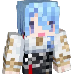 hakuaG Minecraft avatar bust