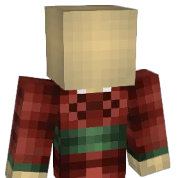 hallusk Minecraft avatar bust