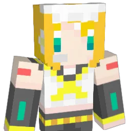 hannkaku Minecraft avatar bust