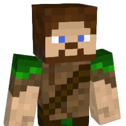 harpoonman Minecraft avatar bust