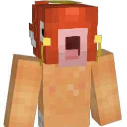 hashtag22 Minecraft avatar bust