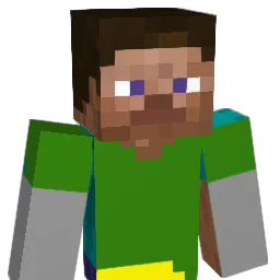 healingV Minecraft avatar bust