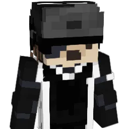heateed Minecraft avatar bust
