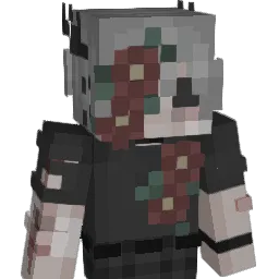 hellsekai Minecraft avatar bust