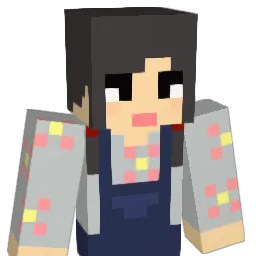 hikapom Minecraft avatar bust