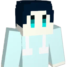 hlded Minecraft avatar bust