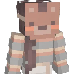 honneybee Minecraft avatar bust