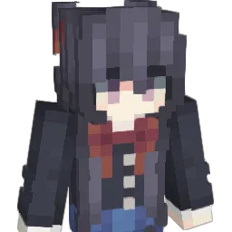 hornylilkitty Minecraft avatar bust